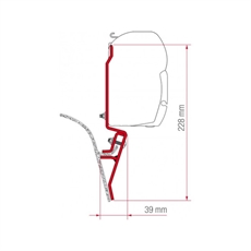 FIAMMA F45 + F70 KIT VW T3 Fäste